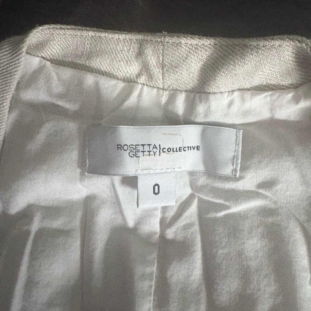 Rosetta Getty cropped vest pantsuit